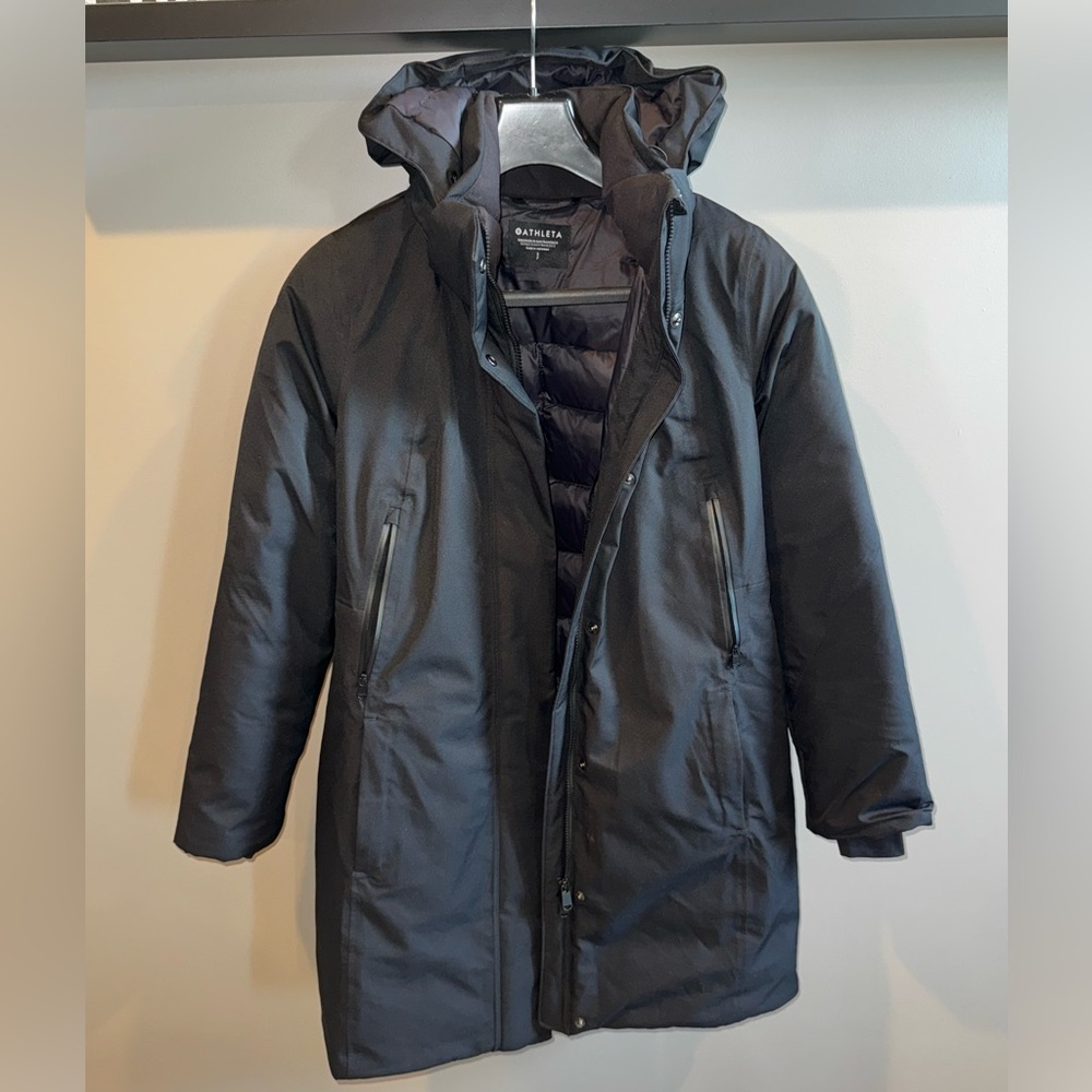 Athleta Women's Black Puffer Jacket